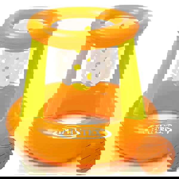 Intex Floating Hoops Game - Inflatable Basketball Hoop Ø 67 x 55 cm | Fun Pool Toy for Kids & Adults