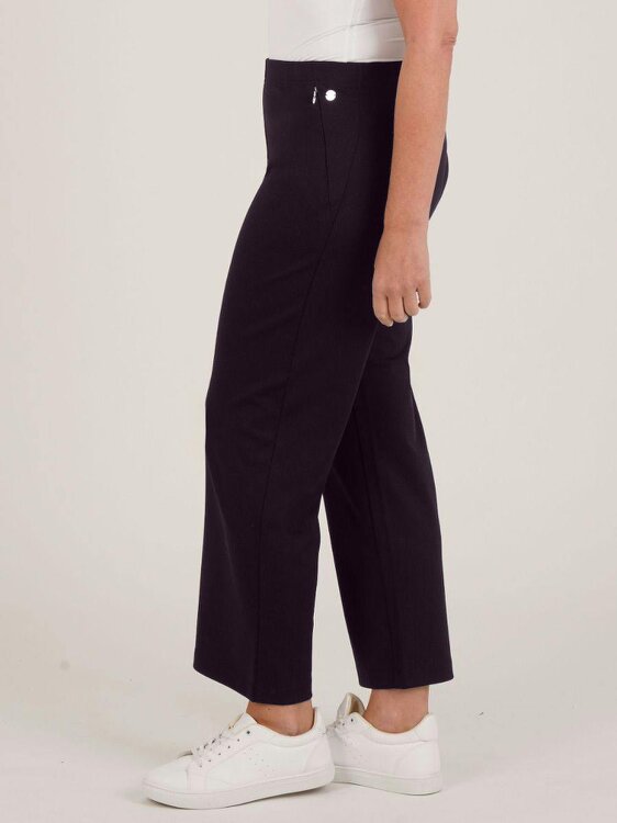 PennyPlain Wide Leg Joggers - Blackcurrant Short