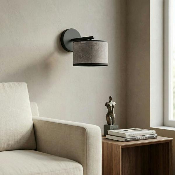 Emibig ECO Wall Lamp 1 x E27 Grey / Black