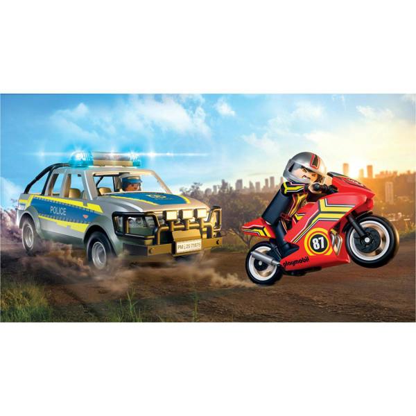 Playmobil Police Chase with Pick-Up Truck - 71875 Playset