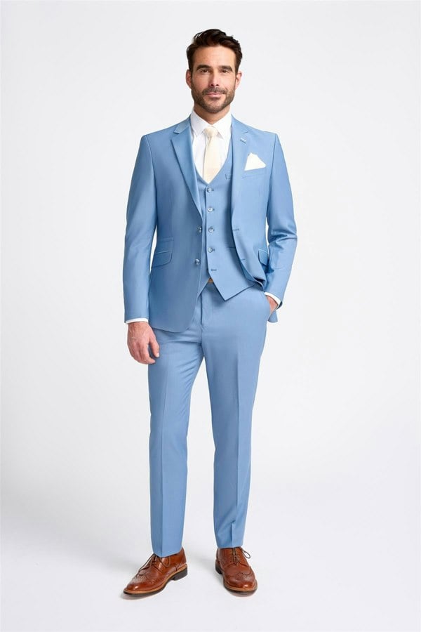 House of Cavani Bond Ocean Blue Blazer