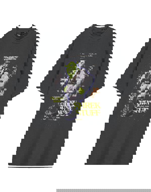 Shrek Unisex Grey Shrek Stuff Short Sleeved T-Shirt