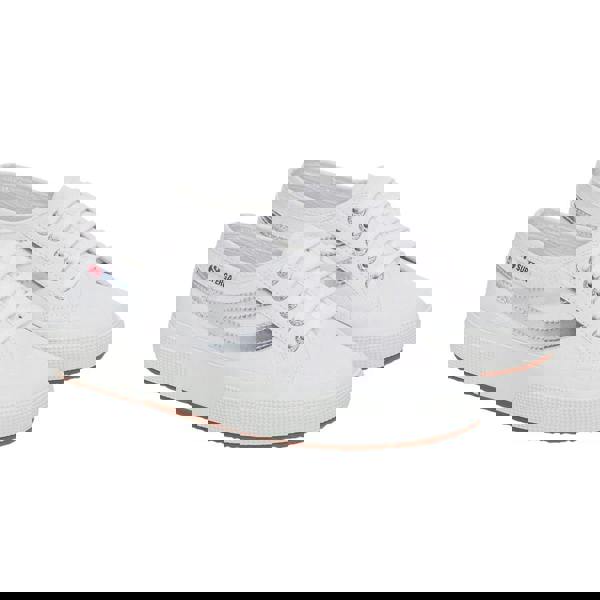 Superga Womens/Ladies 2953 Swallow Tail Mirror Trainers - White/Silver - 