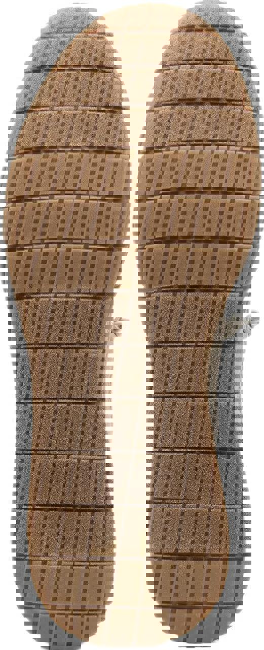 Rocket Dog Ruby Womens Casual Slip On Elastic Trainers, view of the beige and brown rubber sole with a grid tread pattern.