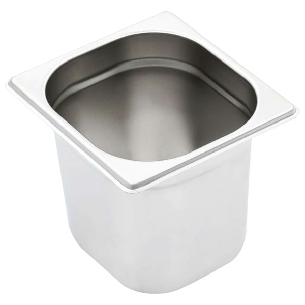 Berkfield Gastronorm Containers 8 pcs GN 1/6 150 mm Stainless Steel