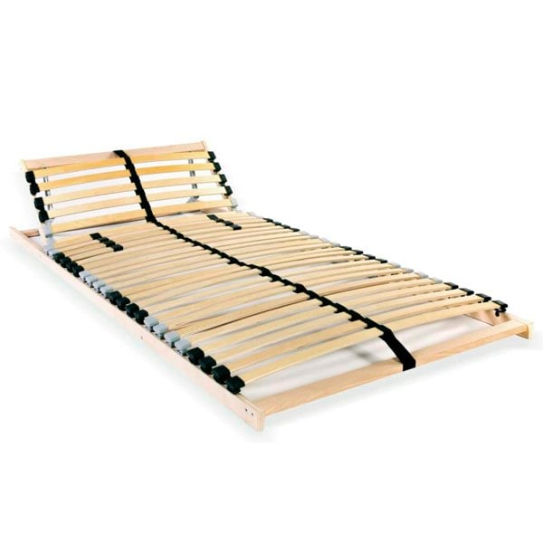 Berkfield Slatted Bed Base with 28 Slats 7 Zones 80x200 cm