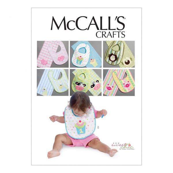 McCalls 6478 Paper Sewing Pattern – Baby Bib, Easy
