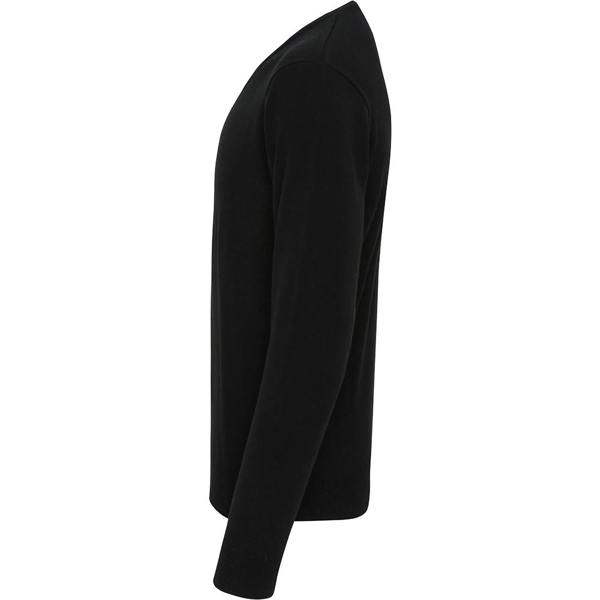 Premier Mens Essential Acrylic V-Neck Sweater - Black