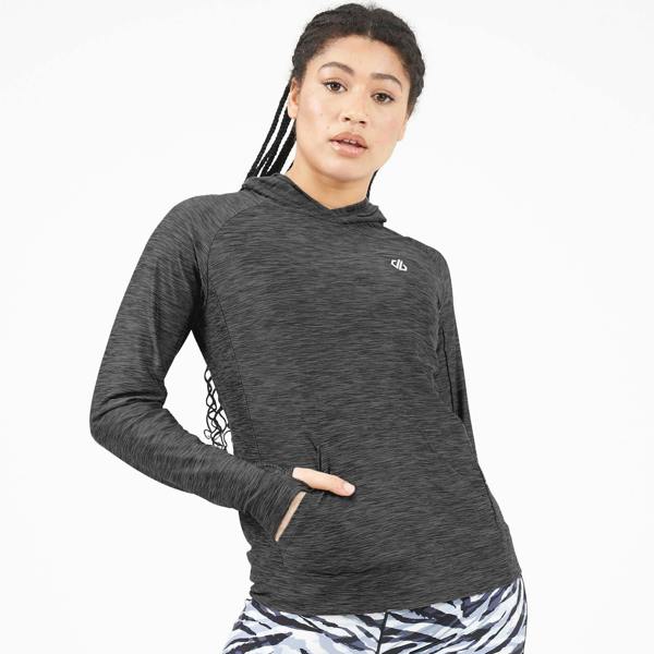 Dare 2B Womens/Ladies The Laura Whitmore Edit Sprint City Lightweight Hoodie - Ebony Grey - 