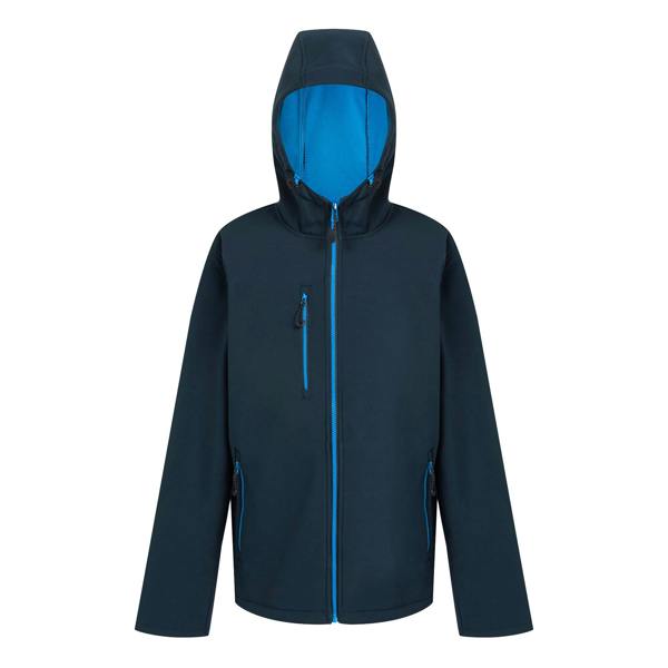 Regatta Professional Mens 2 Layer Soft Shell Jacket - Navy/French Blue - 
