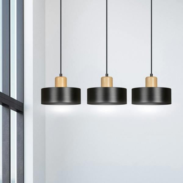 Emibig TORIN Pendant lamp  3 x E27 Black