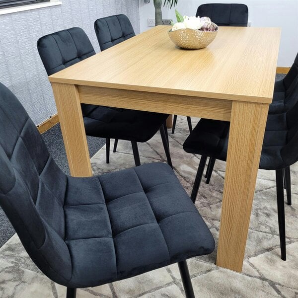 Kosy Koala Dining Table Set with 6 Chairs Dining Room and Kitchen table set of 6