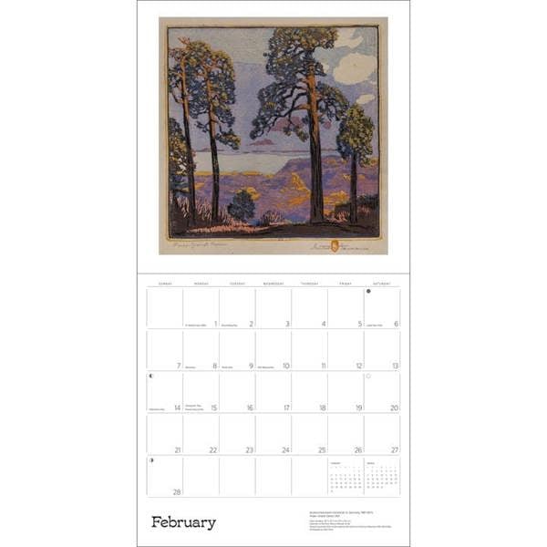 Gustave Baumann, A Small Untroubled World Calendar 2027, Wall Calendars, Month To View, Art, Gift