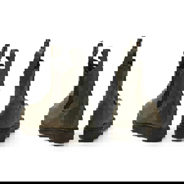 Rossi Booma 607 - Olive Green Leather Chelsea Boots