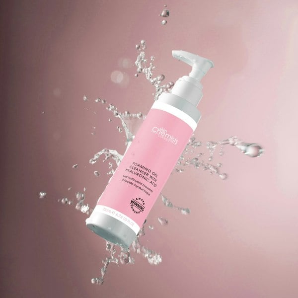 SC893 skinChemists Foaming Gel Cleanser with Hyaluronic Acid 200ml