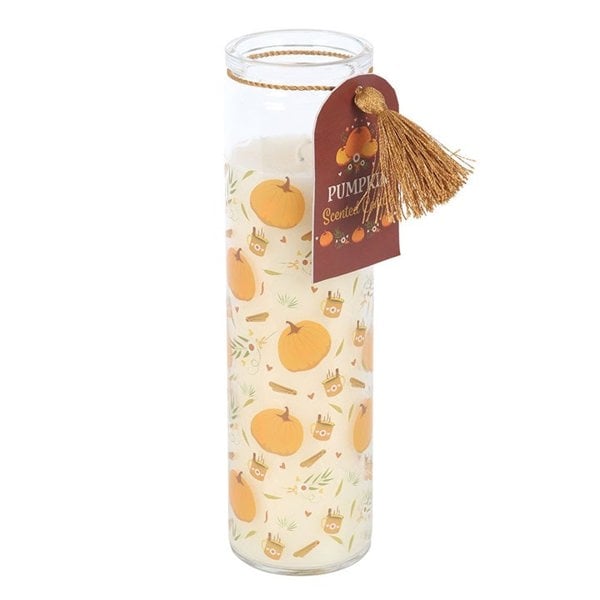 Serano Pumpkin Print Tube Candle