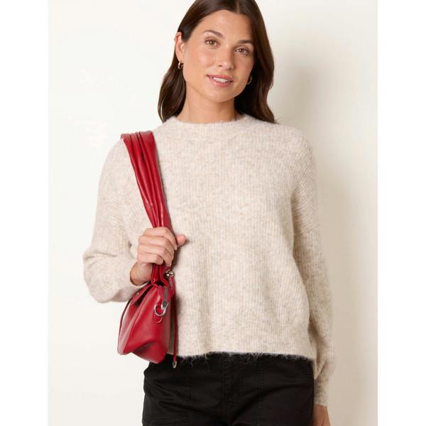 Blue Vanilla Round Neck Knitted Jumper