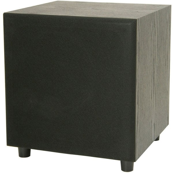PREMIUM TV Sound System Black Wall Speakers 200W Subwoofer & Bluetooth Amp Kit