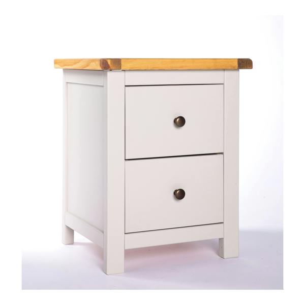 Cabinet Bits Argenta 2 Drawer Bedside Table