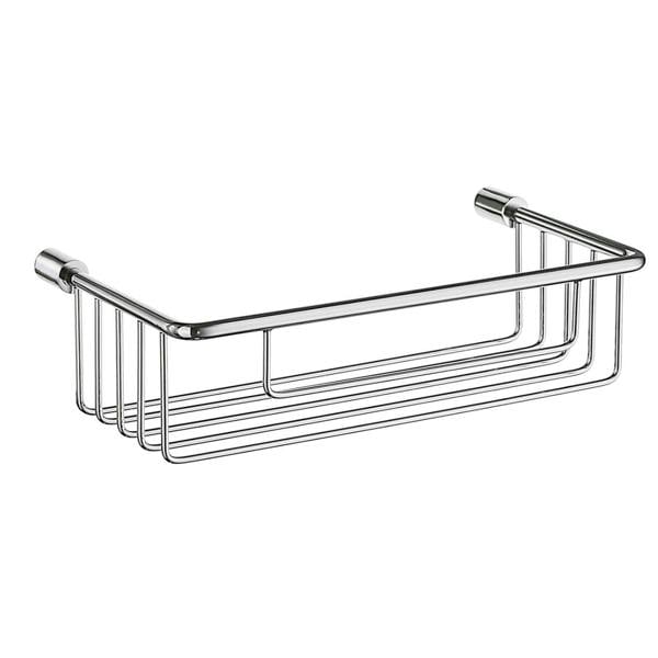 Polished chrome shower basket