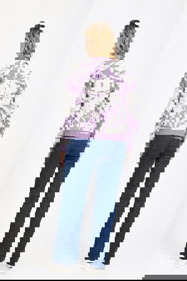 Mudflower Floral Jacquard Jumper