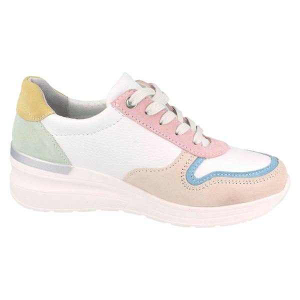 DB Shoes Ladies DB Wide Fit Casual Trainer With A Removable Insole Bat
