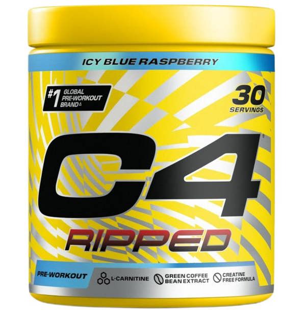 Cellucor C4 Ripped, Icy Blue Raspberry - 189g