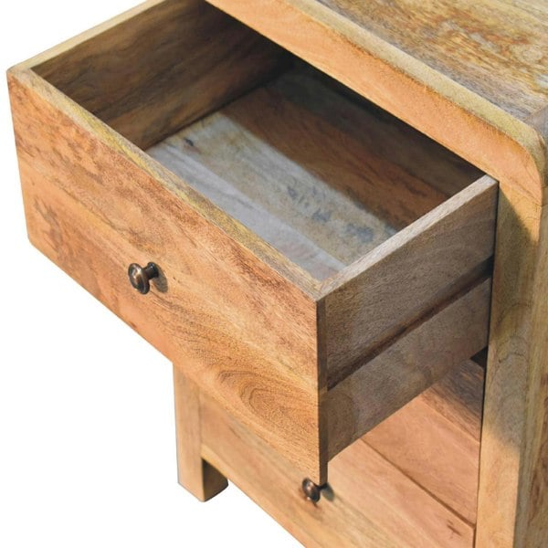 Artisan Furniture Aspen Oak-ish 3 Drawer Bedside