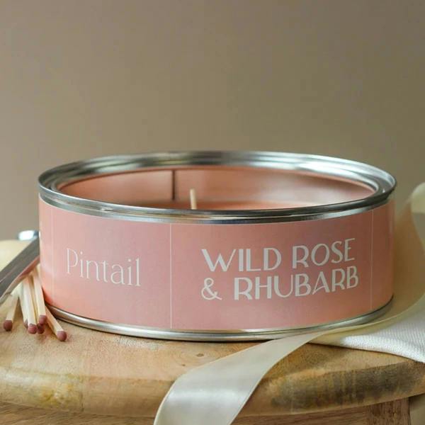 beautiful wild floral features in bloom while crisp rhubarb and green bergamot bring the invigorating spirit of Spring