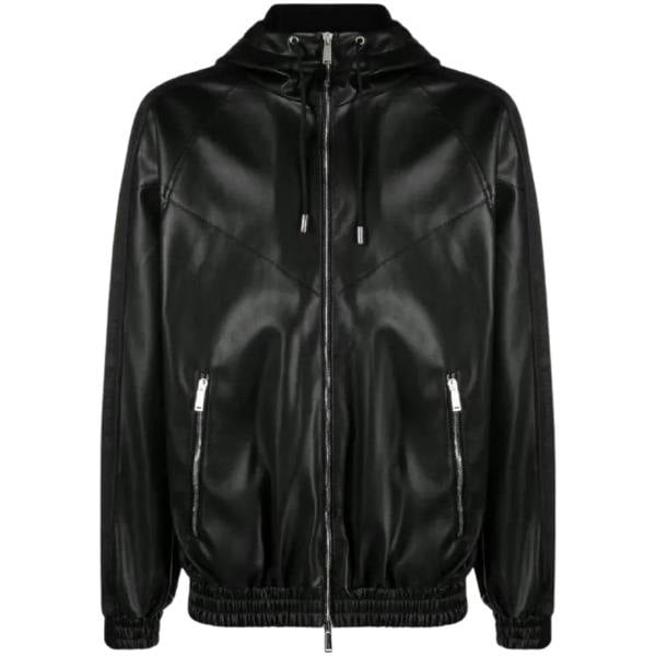 DSQUARED2 Contrast Hooded Black Jacket W32