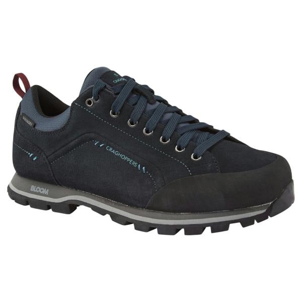 Craghoppers Mens Onega 2 Leather Trainers - Steel Blue - 