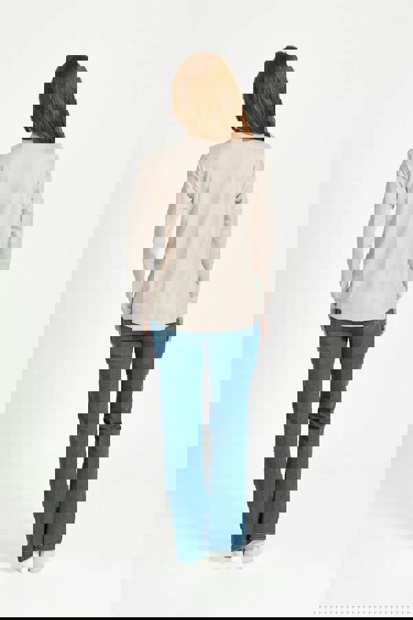 Mudflower Large Floral Print Lightweight Knit Jumper