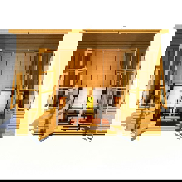 Shire Orchid 10x6G Summerhouse with curved roof - Best Shed