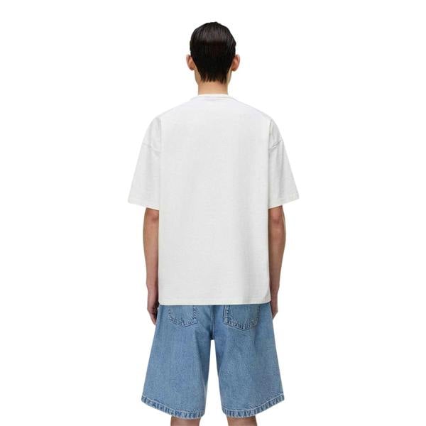 Napapijri Mens Krous Oversized T-Shirt - Heron White - 