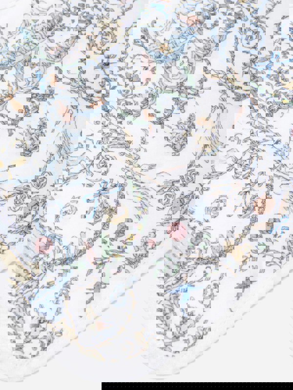 Atelier Choux Baby Satin Toile De Jouy Atelier Choux & Caitlin Wilson Bib in Blue