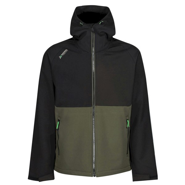 Regatta Men's Surrender Soft Shell Jacket - Dark Khaki/Black