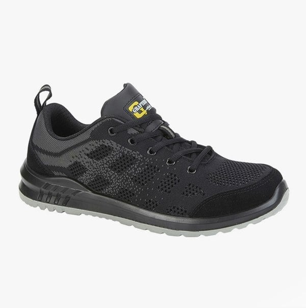Grafters M219F Unisex Safety Trainers Black/Grey
