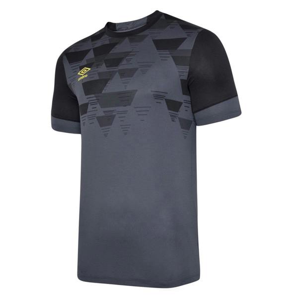 Umbro Mens Vier Jersey - Carbon/Black - 