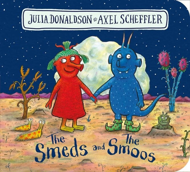 Julia Donaldson 6 Board Books Collection Set (The Highway Rat, Superworm, Zog, Tiddler, The Smeds and The Smoos, The Scarecrows Wedding)
