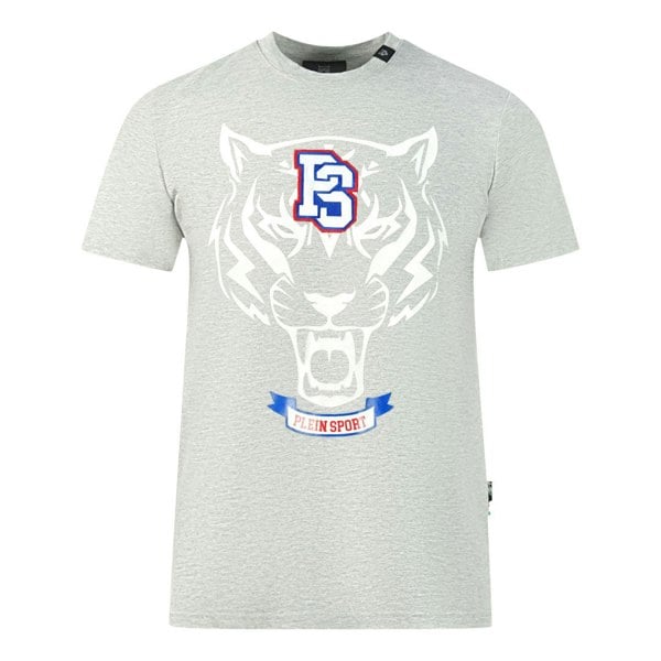 Plein Sport PS Tiger Logo T-Shirt - Grey