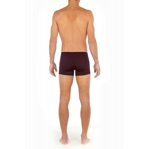 Hom Tencel Soft Comfort Boxer Trunk, Burgundy