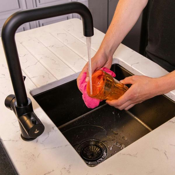 Flode Kyld 4 in 1 Instant Boiling & Cold Water Tap with Filtered Chilled Water | Matt Black Finish