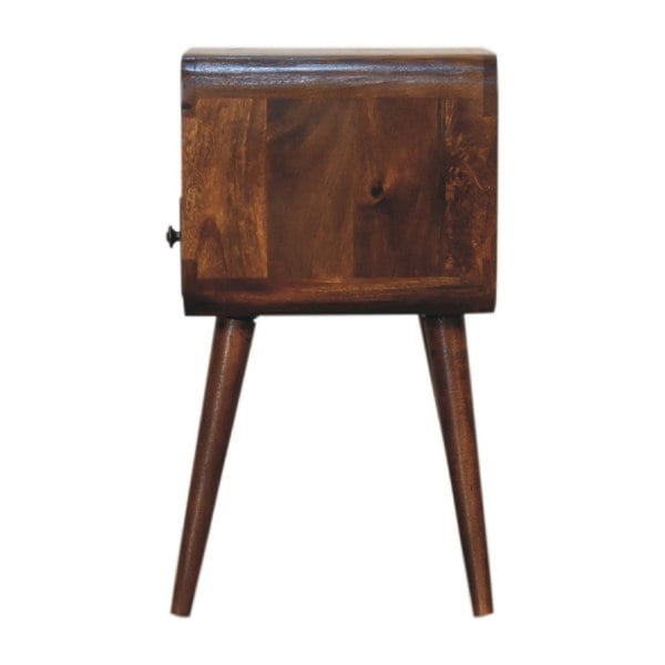 Artisan Furniture Mini Chestnut Curve Open Bedside