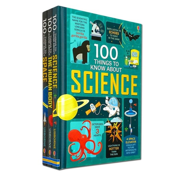 100 Things to Know About 3 Books Collection Set - Space, The Human Body, Science