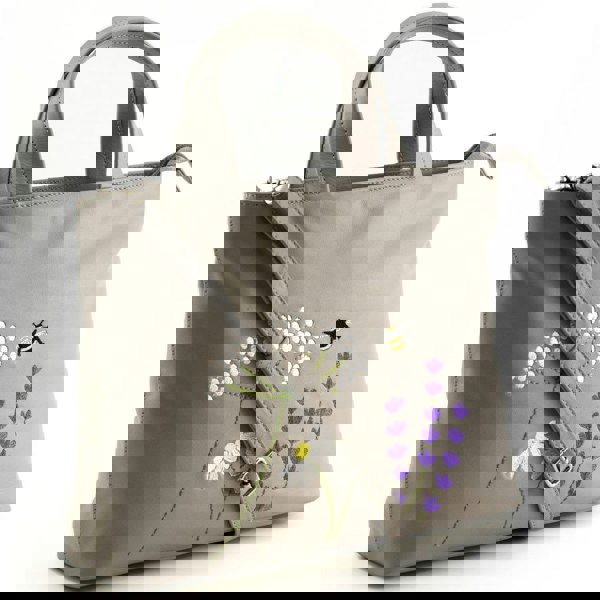 Mala Leather Blossom Floral & Bee Multiway Leather Grab Bag