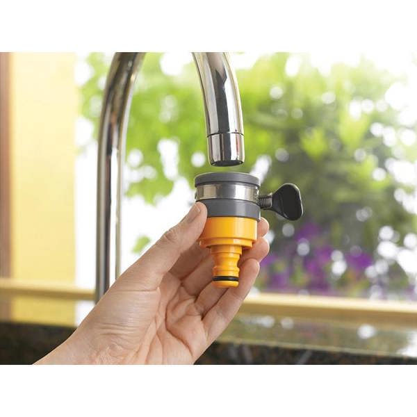Hozelock Round Tap Connector - Multi Colour - 