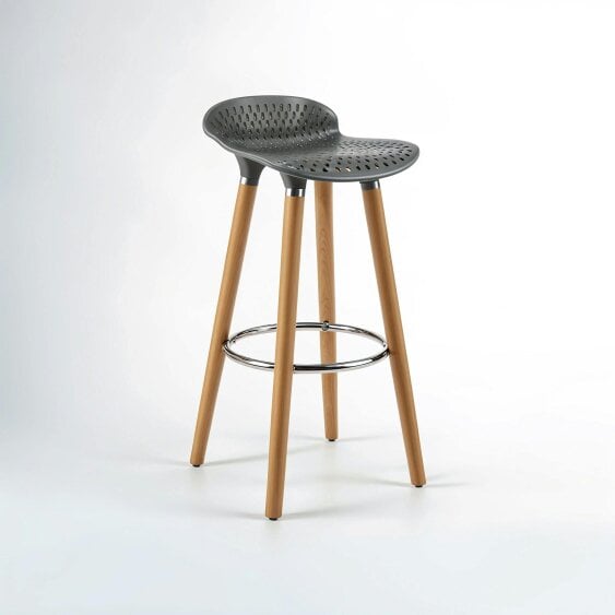 Interiors by Premier Stockholm Grey Pp Seat Bar Stool