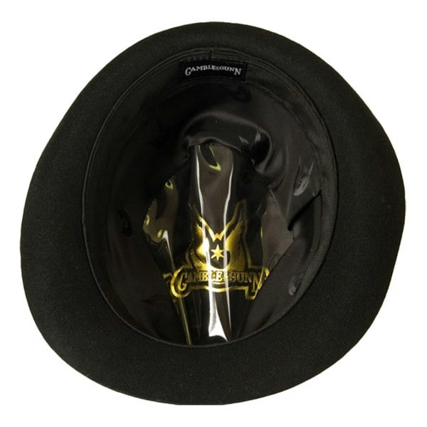 Gamble & Gunn Black 'Kempton' Fedora