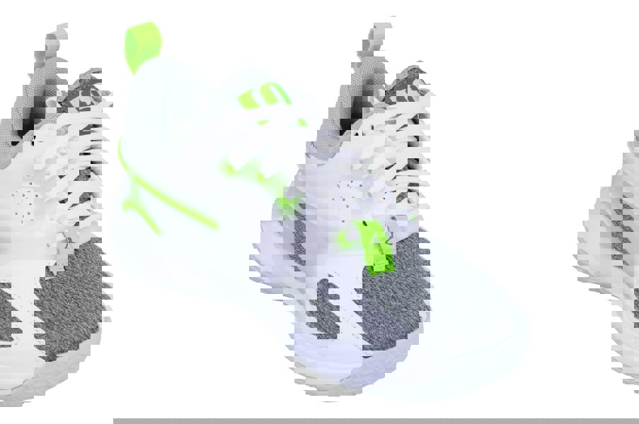 Nike Womens Air Jordan Heir Basketball Trainers Fz2471  103 - Sail Wolf Grey Electric Green 103 - Photo 3