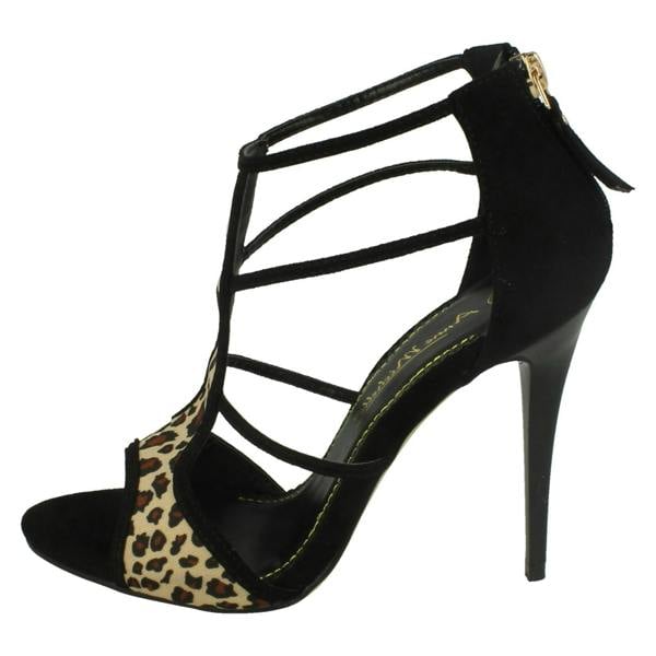 Anne Michelle Ladies Anne Michelle Ankle Heel With Zip Fastening